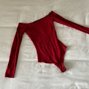 Red bodysuit / fits really well BERSHKA size XS